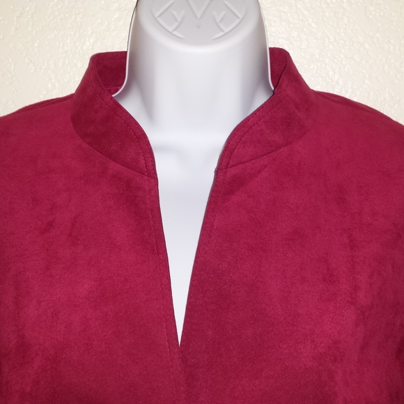 Adolph Schuman for Lilli Ann Pink Suede Blazer - Picture 2 of 11